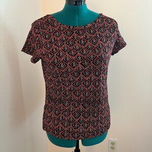 Talbots Mesh Knit Tee